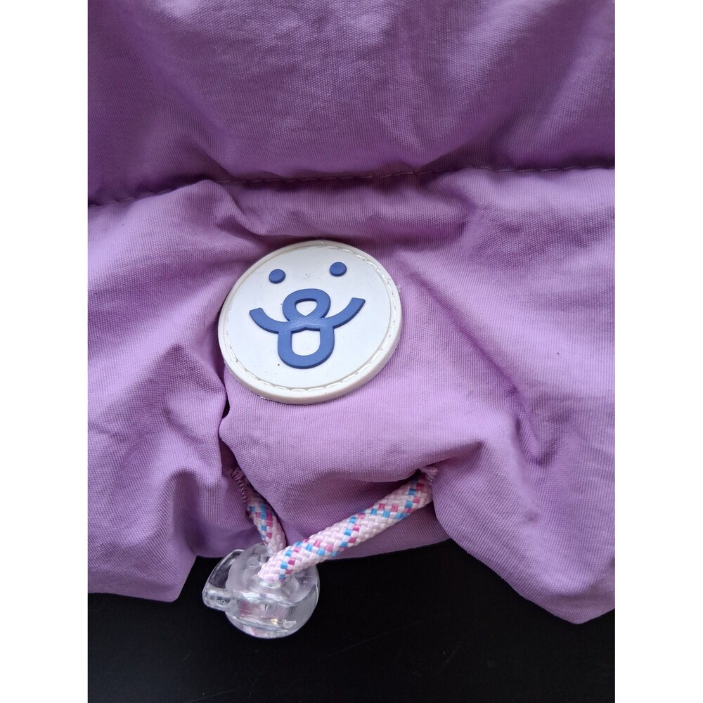 Purple Dog Puffer Jacket Oodles Quilted Bubble Hem Small - Picture 5 of 12